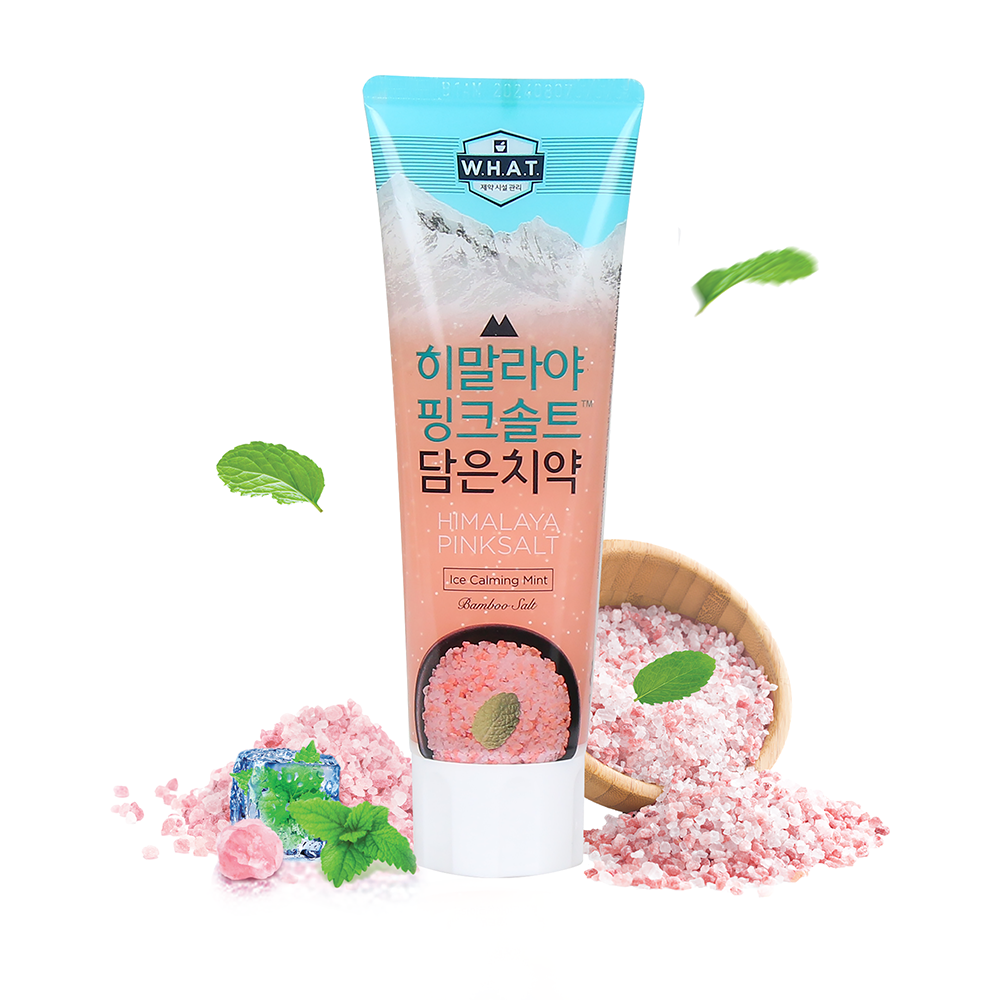 Kem đánh răng Bamboo Salt Himalaya Pink Salt Ice Calming Mint 100g